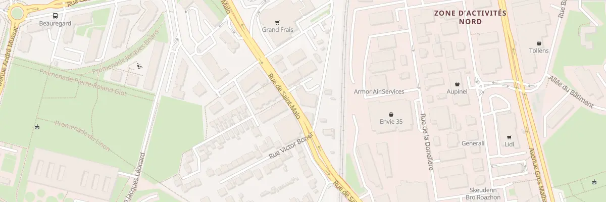 Plan du 286 Rue de Saint-Malo à Rennes