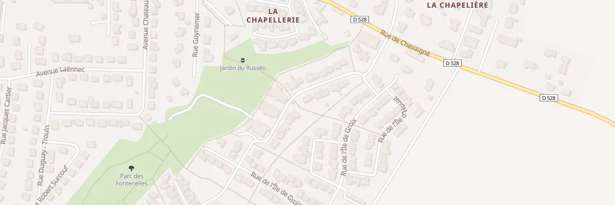 Plan du 44 Rue de Belle Ile à Melesse