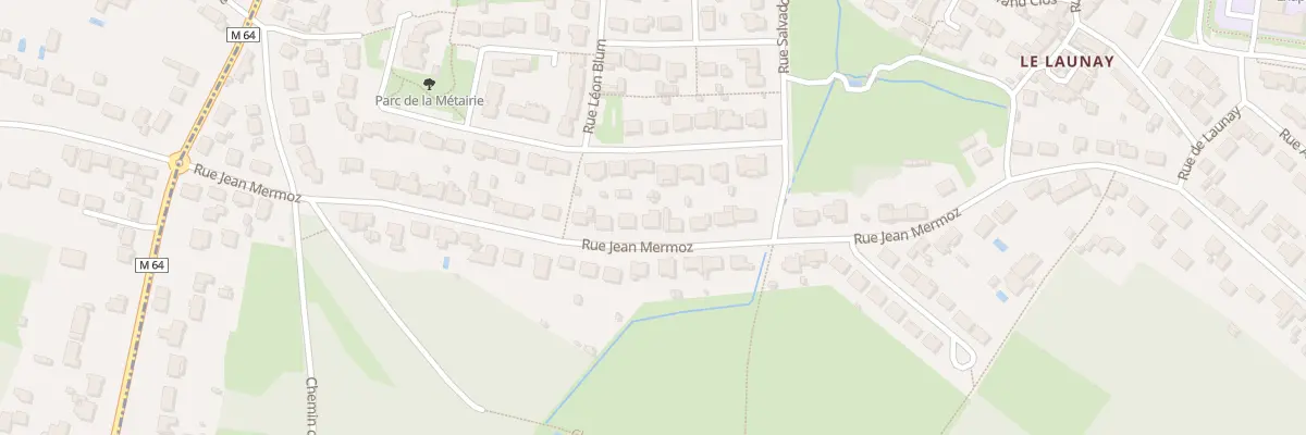 Plan du 74 Rue Jean Mermoz à La Montagne