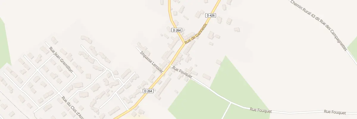 Plan du 28 Rue Gilles Poërier à Port-Bail-sur-Mer