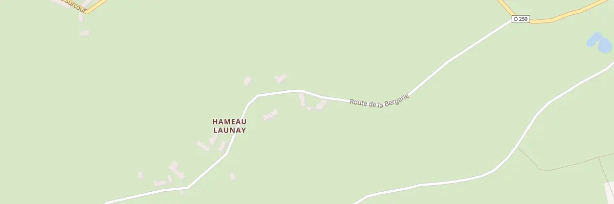 Plan du 2208 Rte de la Bergerie à Sortosville-en-Beaumont