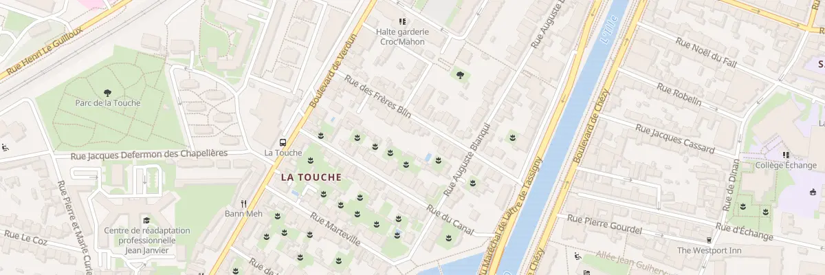 Plan du 18 Rue des Frères Blin à Rennes