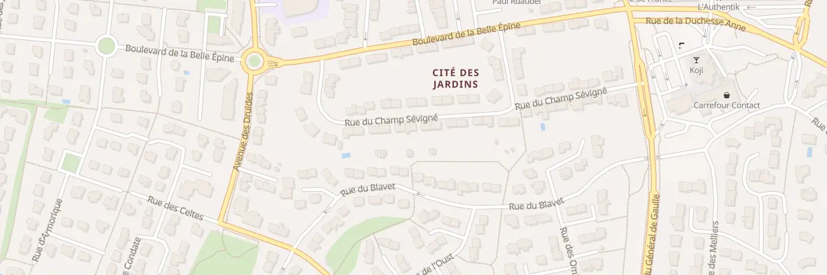 Plan du 35 Rue du Champ Sévigné à Saint-Grégoire