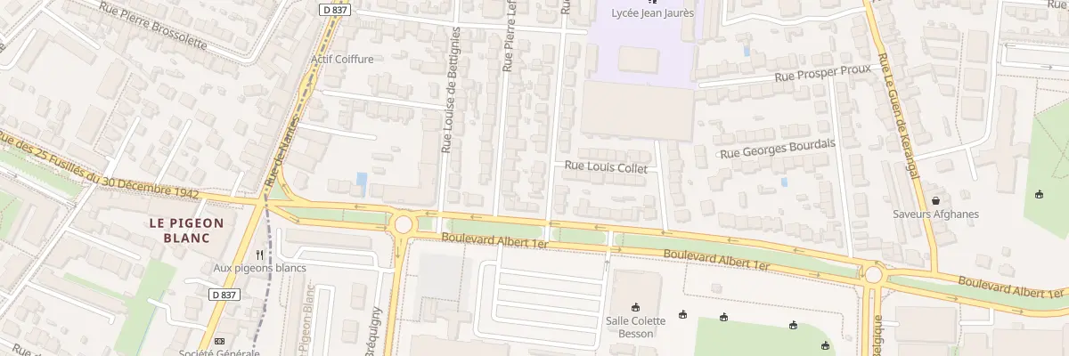 Plan du 34 Rue Guynemer à Rennes