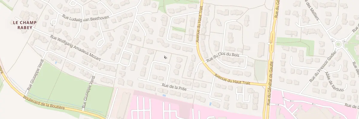 Plan du 33 Rue de la Prée à Saint-Grégoire