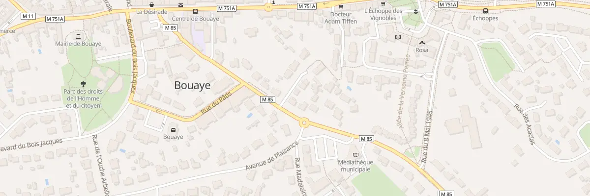 Plan du 10 Rue de la Gare à Bouaye