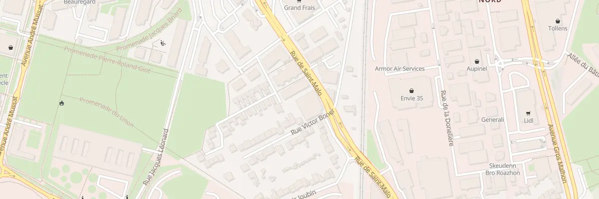 Plan du 227C Rue de Saint-Malo à Rennes
