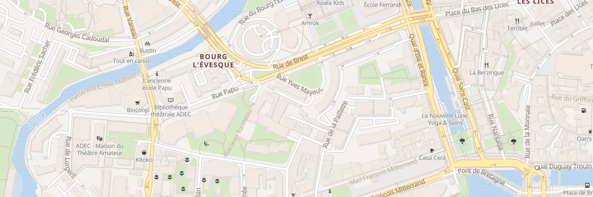 Plan du 13 Rue Yves Mayeuc à Rennes