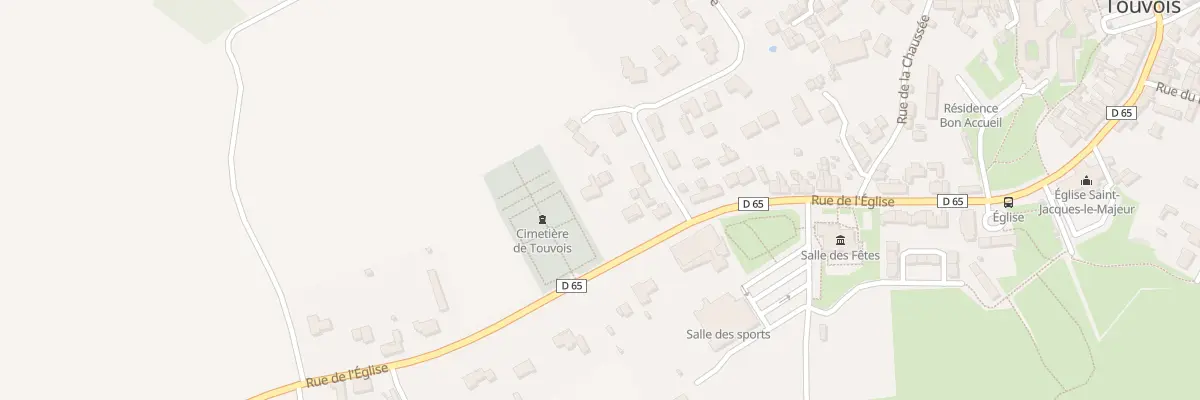Plan du 60 Rue de l’Eglise à Touvois