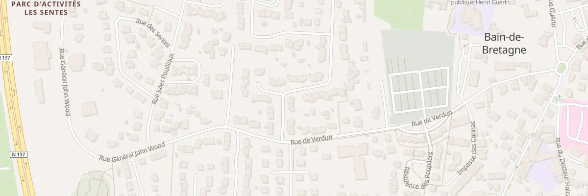 Plan du 7 Rue Charles Richelot à Bain-de-Bretagne