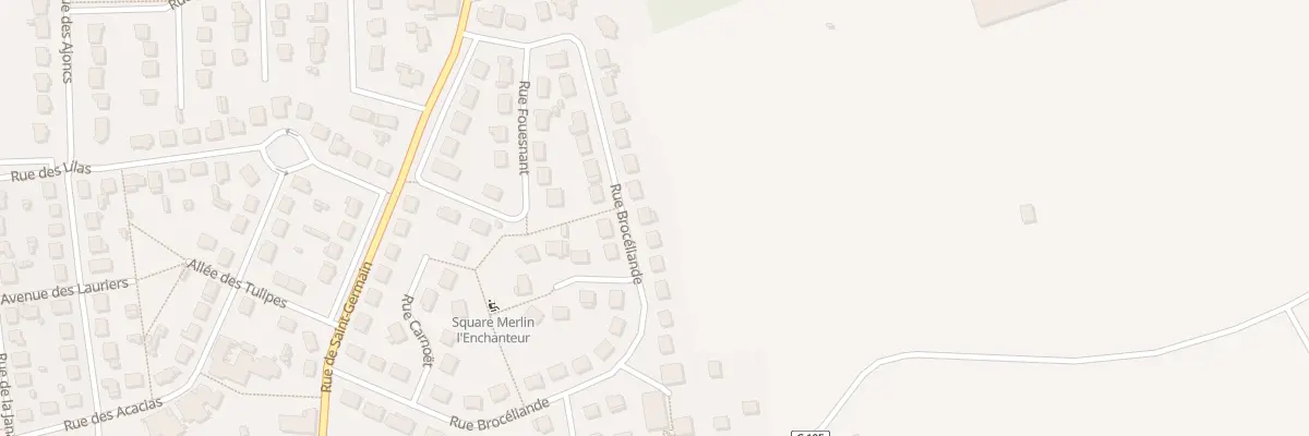 Plan du 30 Rue Broceliande à Melesse