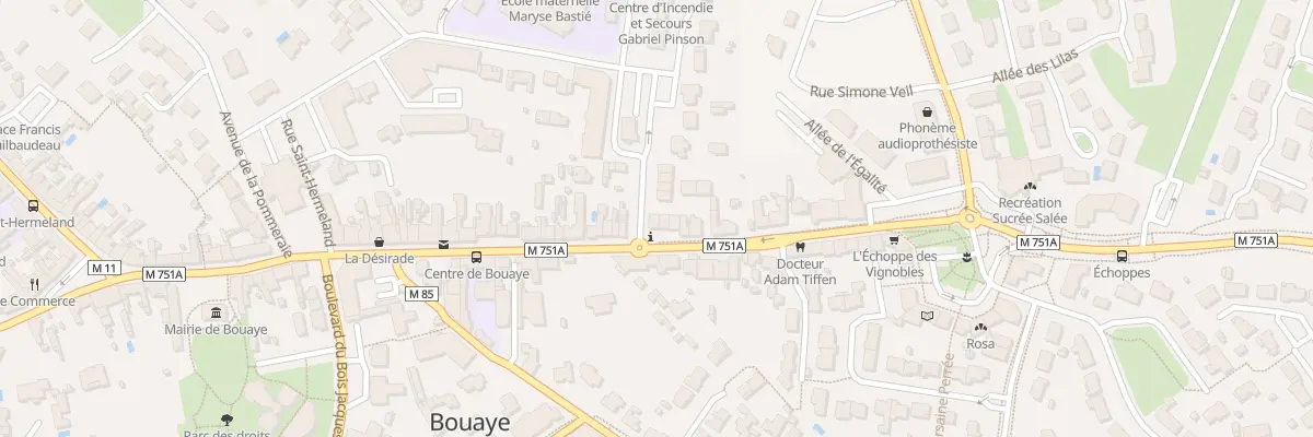 Plan du 50 Rue de Nantes à Bouaye
