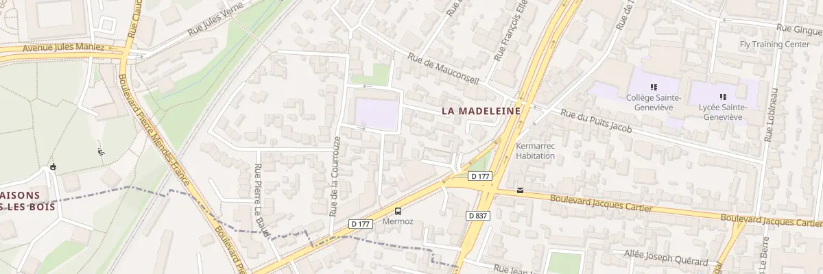 Plan du 10C Bd Jean Mermoz à Rennes