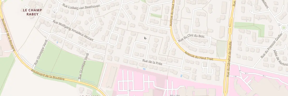 Plan du 20 Rue de la Prée à Saint-Grégoire