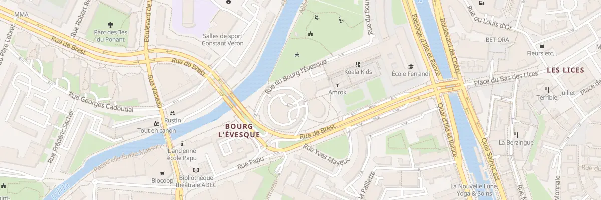 Plan du 20 Rue de Brest à Rennes
