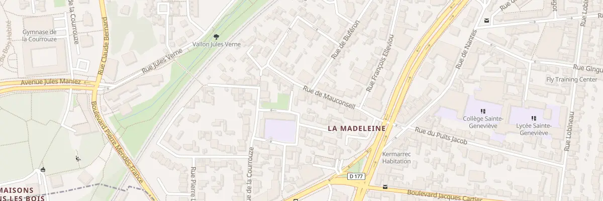 Plan du 1B Rue Maxime Chauveau à Rennes
