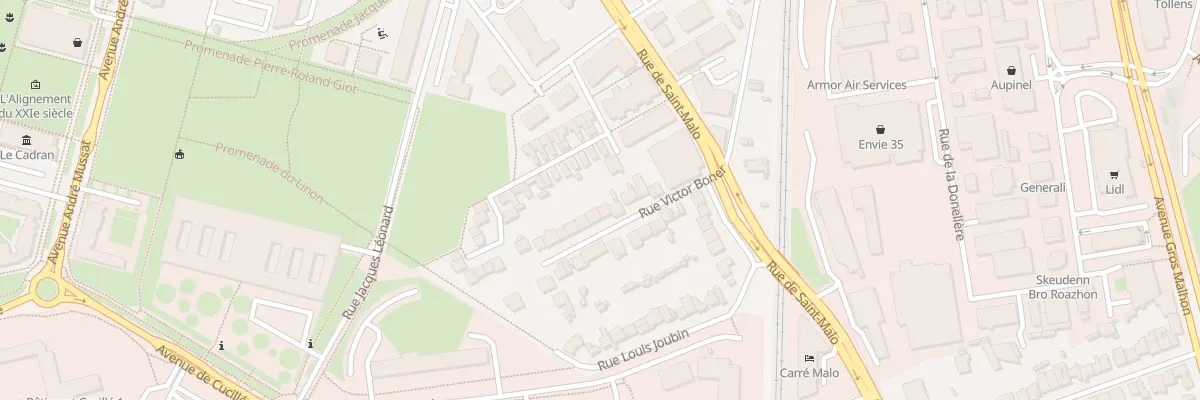 Plan du 14 Rue Victor Boner à Rennes