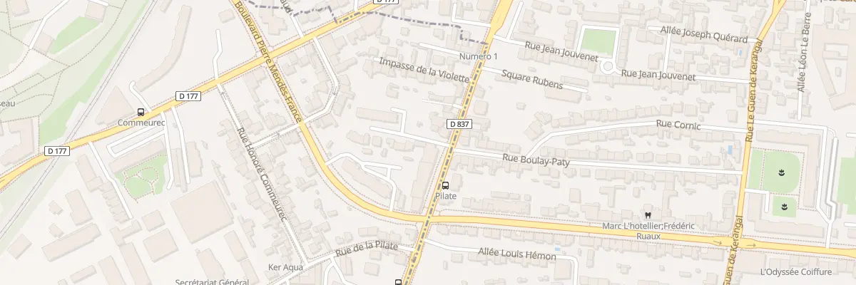 Plan du 236B Rue de Nantes à Saint-Jacques-de-la-Lande