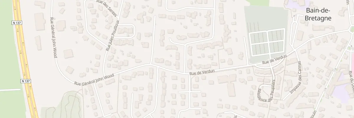 Plan du 6 Rue Charles Richelot à Bain-de-Bretagne