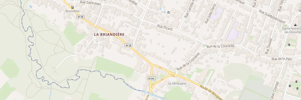 Plan du 16 Rue de la Briandière à La Montagne