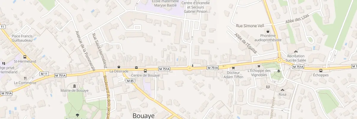 Plan du 40 Rue de Nantes à Bouaye
