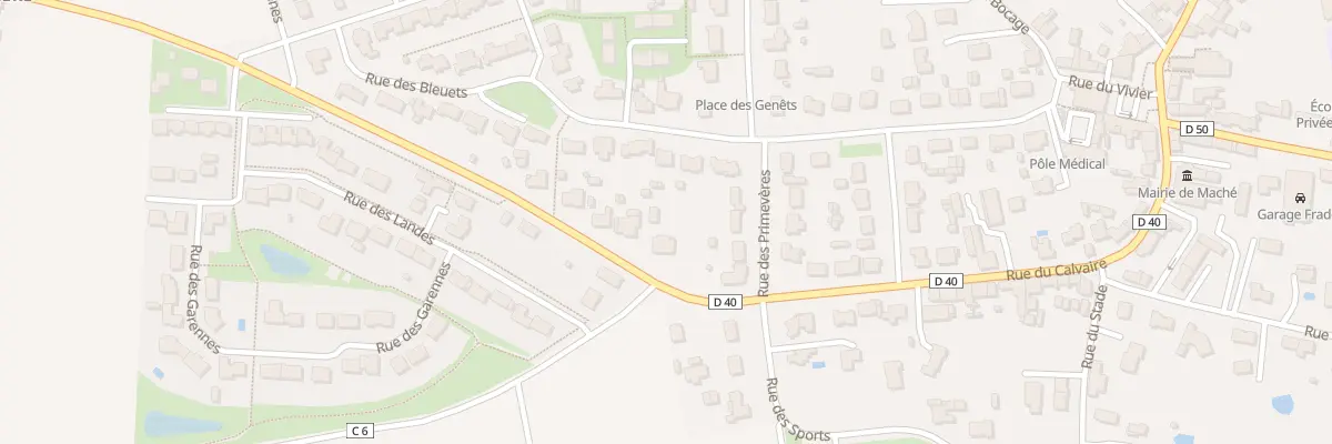 Plan du 36A Rue du calvaire à Maché