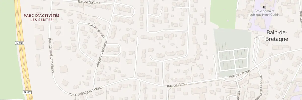 Plan du 20 Rue Charles Richelot à Bain-de-Bretagne