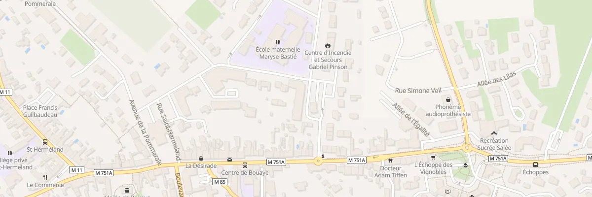 Plan du 2 Rue des Epinettes à Bouaye