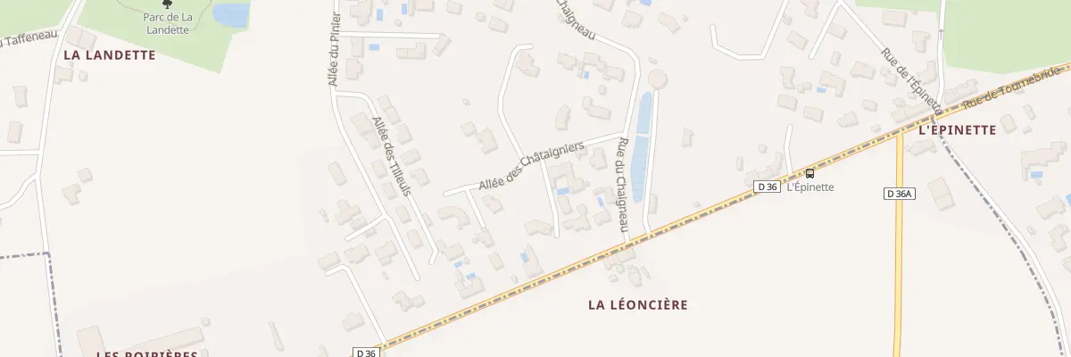 Plan du 103 All des Châtaigniers à Sainte-Foy