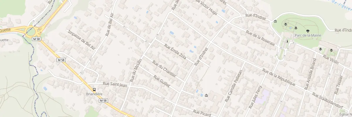 Plan du 5 Rue Emile Zola à La Montagne