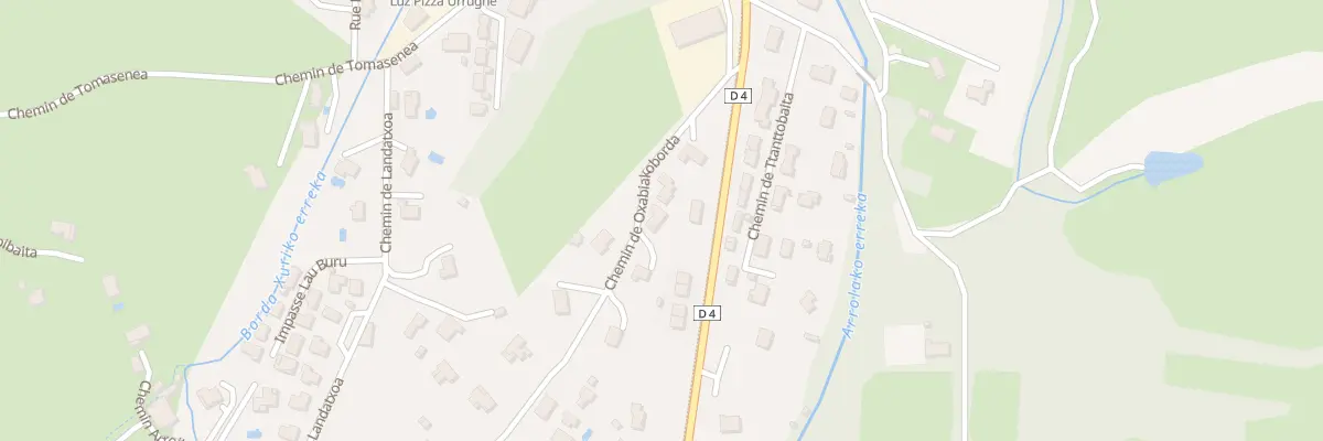 Plan du 145 Che de Oxabiakoborda à Urrugne