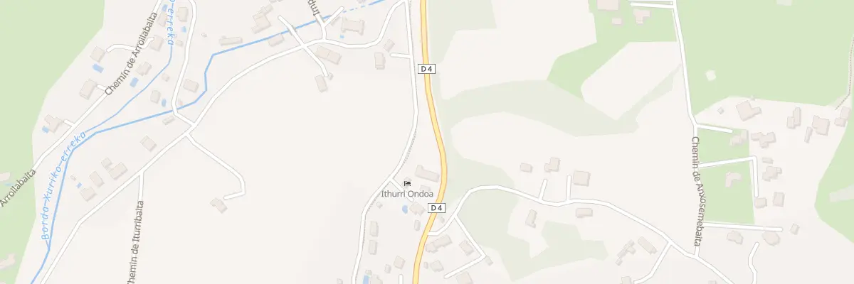 Plan du 2890 Rte d’Ibardin à Urrugne
