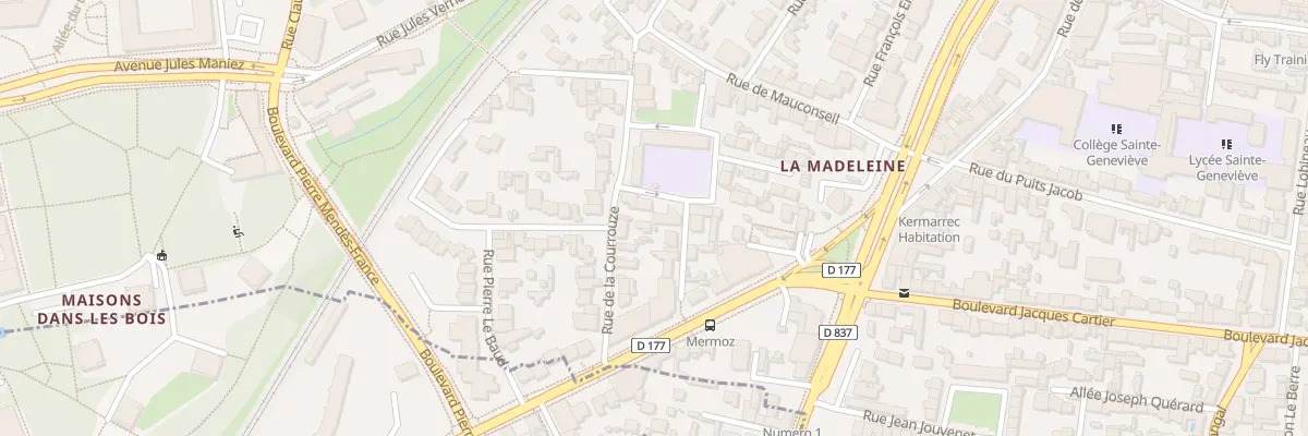 Plan du 11 Rue Maxime Chauveau à Rennes