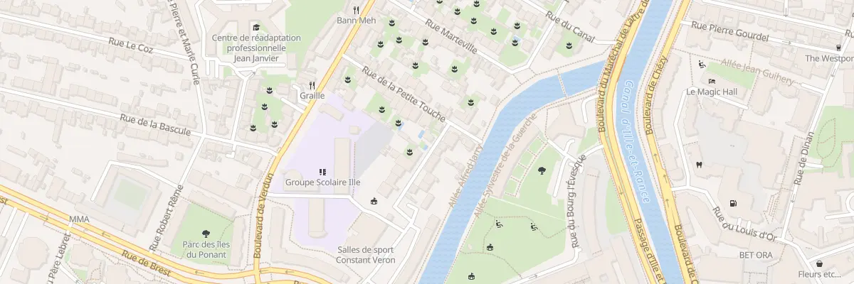 Plan du 2 All Aline Landais à Rennes