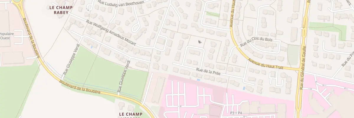 Plan du 23 Rue de la Prée à Saint-Grégoire