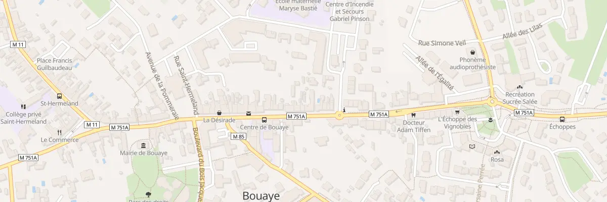 Plan du 34 Rue de Nantes à Bouaye