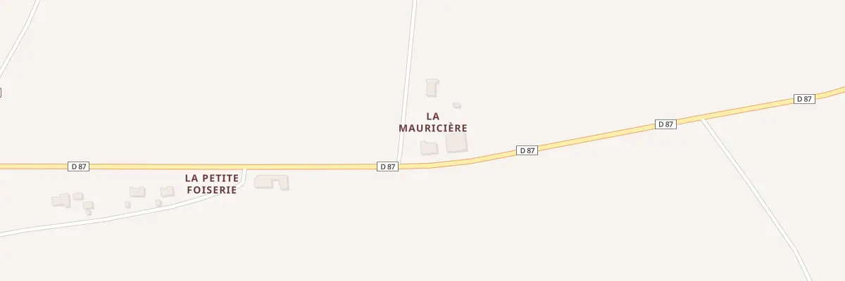 Plan de La Mauricière à Saint-Mathurin