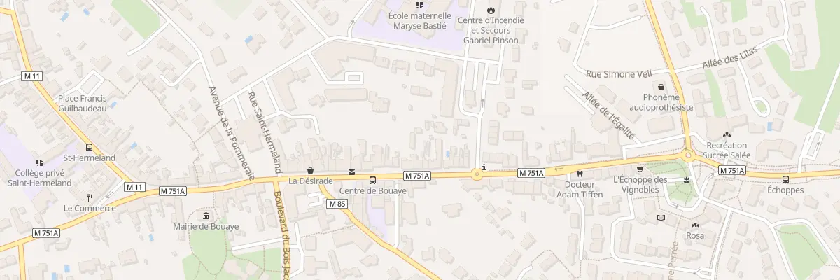 Plan du 32 Rue de Nantes à Bouaye