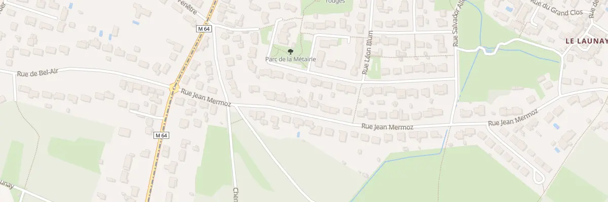 Plan du 90 Rue Jean Mermoz à La Montagne