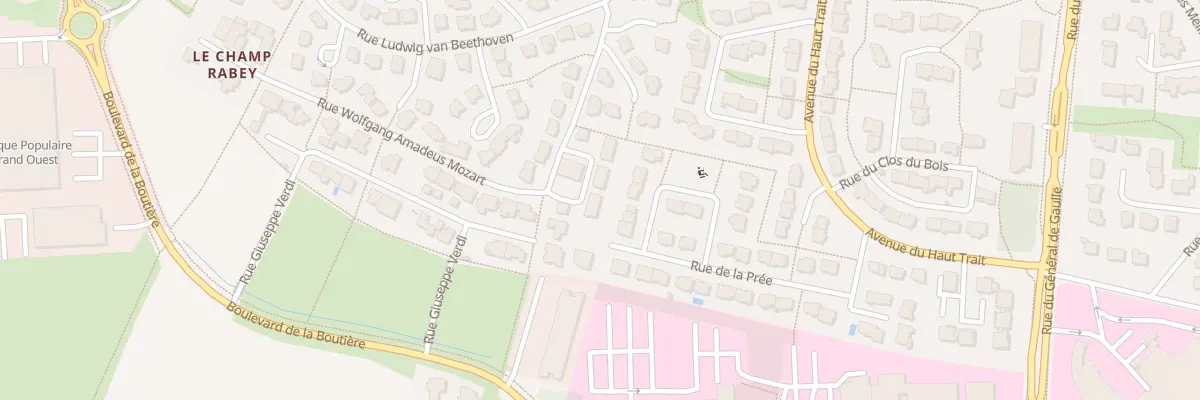Plan du 6 All Franz Schubert à Saint-Grégoire