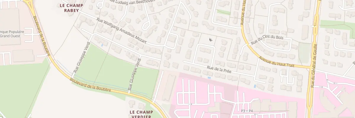 Plan du 21T Rue de la Prée à Saint-Grégoire