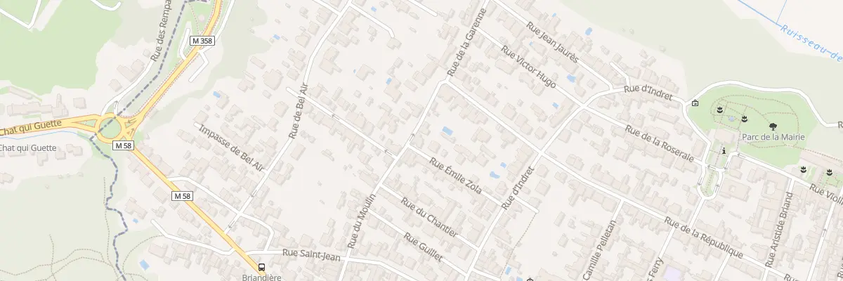 Plan du 8 Rue Emile Zola à La Montagne