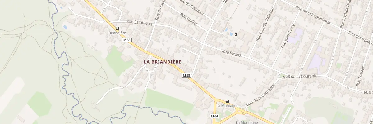 Plan du 24 Rue de la Briandière à La Montagne