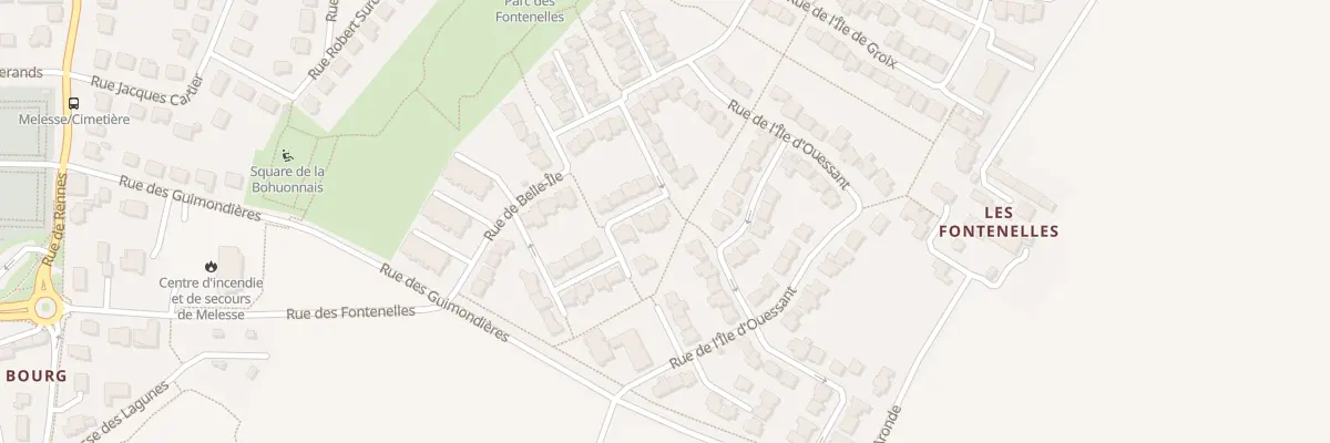 Plan du 22 Rue de Cézembre à Melesse