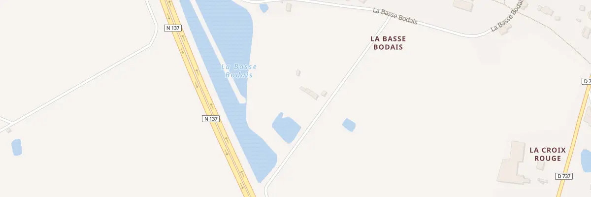 Plan du 3 La Basse Bodais à Bain-de-Bretagne
