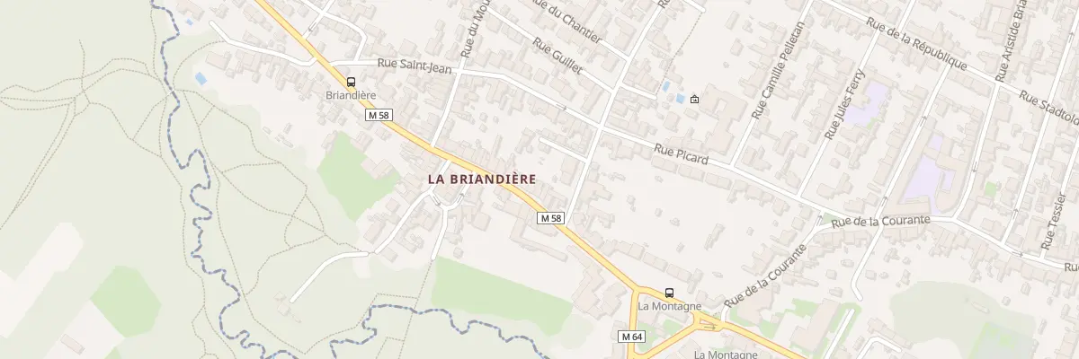 Plan du 28 Rue de la Briandière à La Montagne