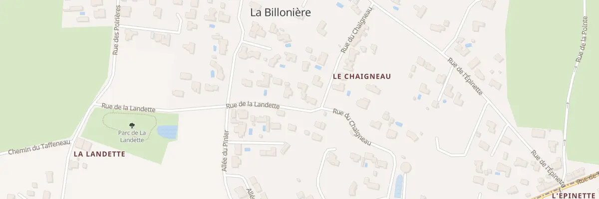 Plan du 28 Rue de la Landette à Sainte-Foy