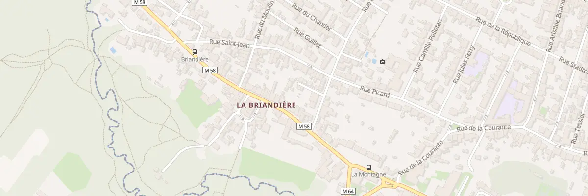 Plan du 30 Rue de la Briandière à La Montagne