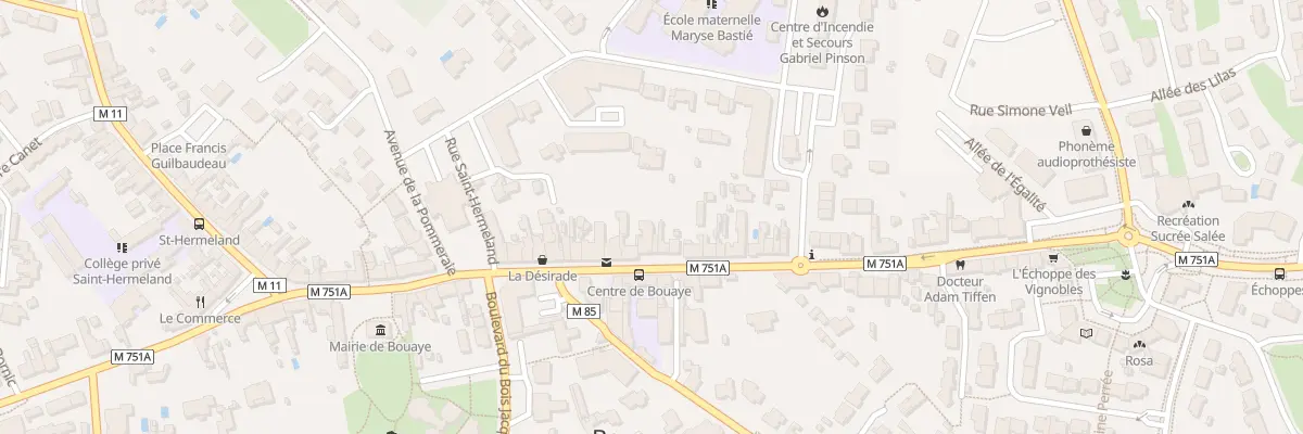 Plan du 24 Rue de Nantes à Bouaye