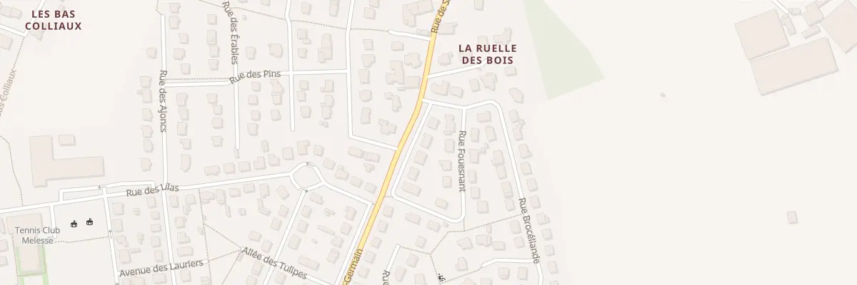Plan du 8 Rue Coetquen à Melesse